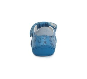 batukai vaikams D.D.Step (Vengrija)  Barefoot mėlyni batai 31-36 d. H063-314AL