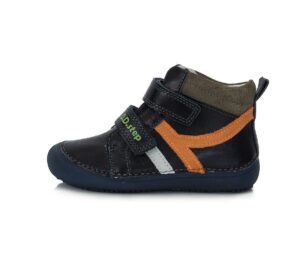 batukai vaikams D.D.Step (Vengrija)  Barefoot tamsiai mėlyni batai 31-36 d. A063-316L