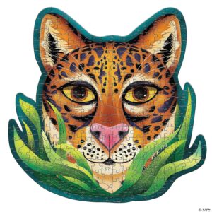edukaciniai zaislai. Lavinamieji zaislai. Mindware . Jaguaro formos dėlionė su unikaliomis detalėmis (251 detalė)