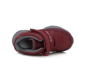 batukai vaikams D.D.Step (Vengrija)  Tamsiai raudoni vandeniui atsparūs batai 30-35 d. F651-376CL