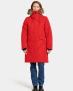 Didriksons neperšlampanti moteriška žieminė striukė ERIKA WNS PARKA 3 Pomme Red