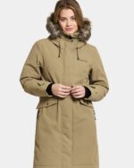 Didriksons neperšlampanti moteriška žieminė striukė ERIKA WNS PARKA 3 - Wood