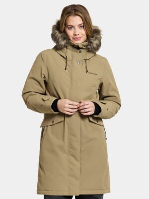 Didriksons neperšlampanti moteriška žieminė striukė ERIKA WNS PARKA 3 - Wood