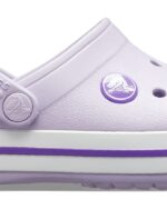 Clogs Crocs™ Crocband Clog Kid's 207005 Lavender/Neon Purple  For Kids