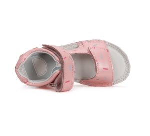 batukai vaikams D.D.Step (Vengrija)  Rožinės barefoot basutės 32-37 d. G080-41185CL