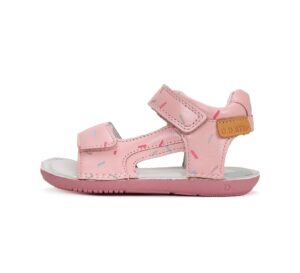 batukai vaikams D.D.Step (Vengrija)  Rožinės barefoot basutės 32-37 d. G080-41185CL