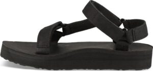 Heels Teva Midform Universal Leather Black  For Women