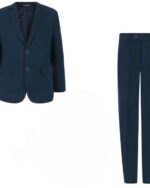batukai vaikams Rodeng  116-158 cm tamsiai mėlynas kostiumas / mokyklinė uniforma berniukui NORMAL
