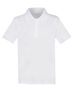 batukai vaikams   Balti POLO marškinėliai trumpomis rankovėmis 158-182 d.