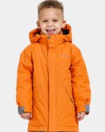 Didriksons žieminė striukė TUNDRAN KIDS PARKAS - Orange Jam