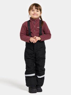 Didriksons pašiltintos neperšlampamos kelnės IDRE KIDS PANTS 6 su augimo funkcija - Black