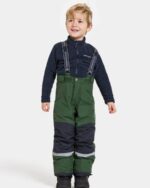 Didriksons pašiltintos neperšlampamos kelnės IDRE KIDS PANTS 6 su augimo funkcija - Pine Green