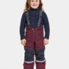 Didriksons pašiltintos neperšlampamos kelnės IDRE KIDS PANTS 6 su augimo funkcija - Rusty Wine