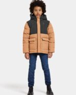 Didriksons žieminė striukė GRANITE KIDS JKT - Almond Brown