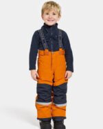 Didriksons pašiltintos neperšlampamos kelnės IDRE KIDS PANTS 6 su augimo funkcija - Orange Jam