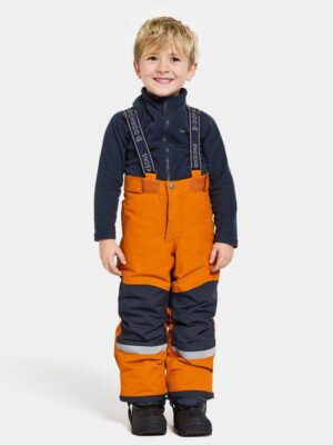 Didriksons pašiltintos neperšlampamos kelnės IDRE KIDS PANTS 6 su augimo funkcija - Orange Jam