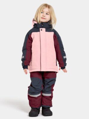 Didriksons žieminė striukė NEPTUN KIDS JKT 3 - Dusty pink