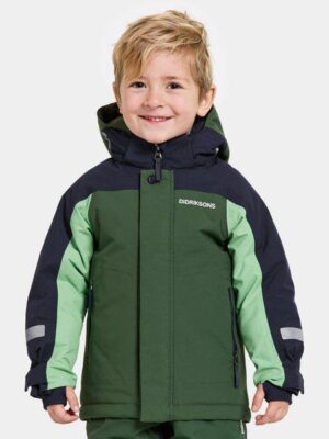 Didriksons žieminė striukė NEPTUN KIDS JKT 3 - Pine Green