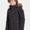 Didriksons žieminė striukė su augimo funkcija - Oxid Kids' Parka Black