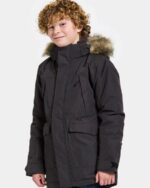 Didriksons žieminė striukė su augimo funkcija - Oxid Kids' Parka Black