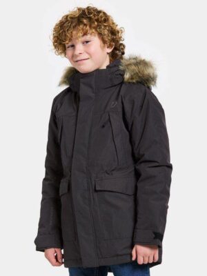 Didriksons žieminė striukė su augimo funkcija - Oxid Kids' Parka Black