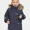 Didriksons žieminė striukė su augimo funkcija BJÄRVEN KIDS PARKA 3 - Black