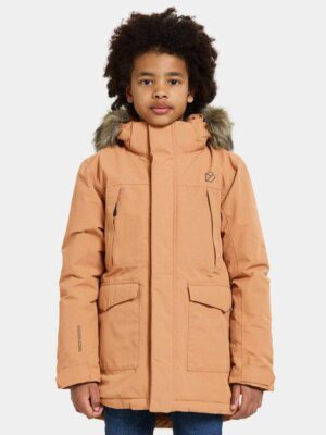 Didriksons žieminė striukė su augimo funkcija - Oxid Kids' Parka - Almond Brown