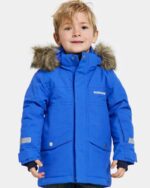 Didriksons žieminė striukė su augimo funkcija BJÄRVEN KIDS PARKA 3 - Caribbean blue