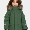 Didriksons žieminė striukė su augimo funkcija BJÄRVEN KIDS PARKA 3 - Pine Green