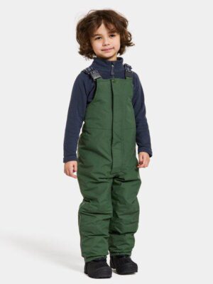 Didriksons pašiltintos kelnės su augimo funkcija TARFALA KIDS PANTS 7 - Pine Green