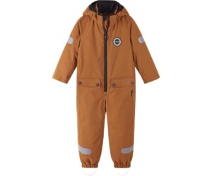 reima sevetti reimatec overall kids cinnamon brown