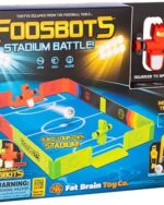 edukaciniai zaislai. Lavinamieji zaislai. FatBrainToys . Naujos kartos stalo futbolas - Foosbots Stadium (2 žaidėjai ir stadionas)