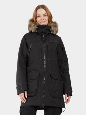 Didriksons moteriška žieminė striukė CERES WNS PARKA 2 - Black (išankstinis užsakymas)