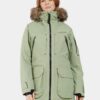 Didriksons moteriška žieminė striukė CERES WNS PARKA 2 - Light Moss (išankstinis užsakymas)