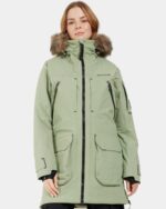 Didriksons moteriška žieminė striukė CERES WNS PARKA 2 - Light Moss (išankstinis užsakymas)