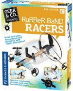 edukaciniai zaislai. Lavinamieji zaislai. KOSMOS . Geek&Co mokslinis rinkinys Rubber Band Racers