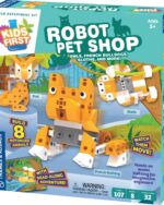 edukaciniai zaislai. Lavinamieji zaislai. KOSMOS . NEŽYMUS PAŽEIDIMAS - KIDS FIRST mokslinis rinkinys Robot Pet Shop