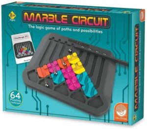 edukaciniai zaislai. Lavinamieji zaislai. Mindware . Loginis žaidimas „Marble Circuit“