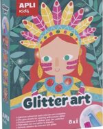 edukaciniai zaislai. Lavinamieji zaislai. Apli Kids . Apli Kids kūrybinis rinkinys „Glitter art”