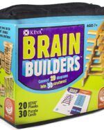 edukaciniai zaislai. Lavinamieji zaislai. Mindware . KEVA konstravimo rinkinys „Brain Builders“