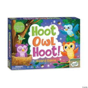 edukaciniai zaislai. Lavinamieji zaislai. Mindware . Bendradarbiavimo žaidimas „Hoot Owl Hoot”